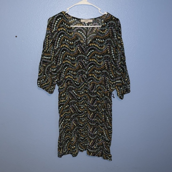 LOFT Garden Button Dolan Dress - medium. HH - Picture 3 of 7